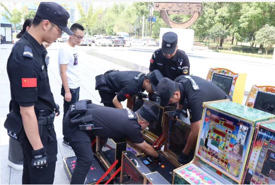 拍手称快！发生在绵阳经开区，欧博allbet警方集中销毁140余台......